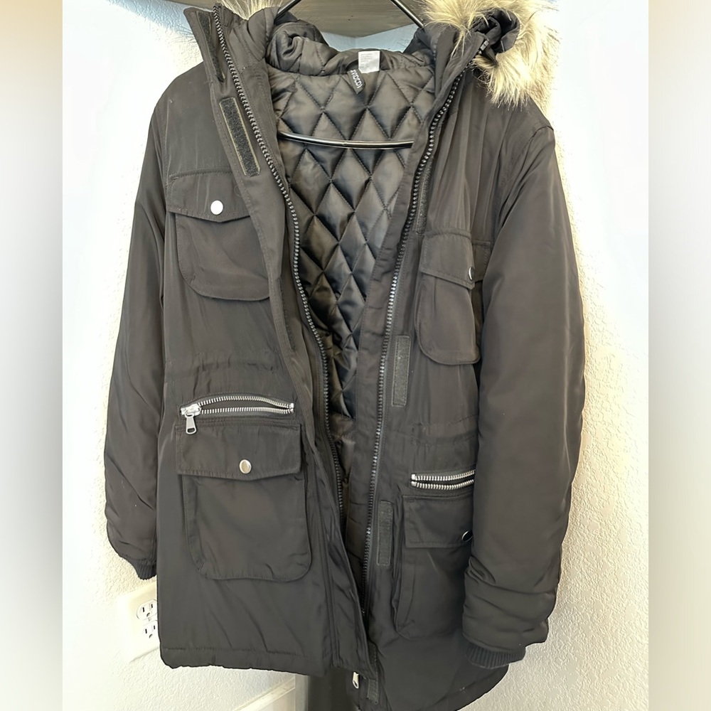 Divided Black Coat